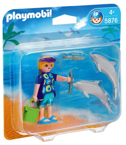 Playmobil - 5876 - Figurine - Duo Vacancière et Dauphins