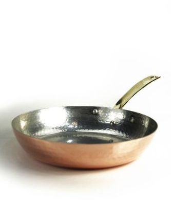 Poêle en cuivre (20 cm) avec manche - 'CopperGarden®'