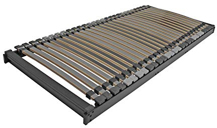 Betten-ABC MAX1 XXL - Extra Stabiler Lattenrost, Belastbar bis zu 250 kg, Hochwertiges Buchenholz, Made in Germany, 7-Zonen Unterstützung, Ausführung: XXXL Starr (bis 280 kg), Größe: 100 x 200 cm