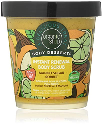Organic Shop Body Deserts Exfoliante Corporal Mango Sugar Sorbet 450Ml Hälsa Och Personlig Vård