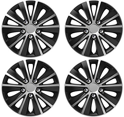 UKB4C 4 x Wheel Trims Hub Caps 15 Covers fits Peugeot 106 107 108 206 207 208