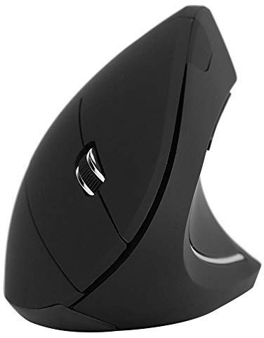Tosuny Vertical Wireless Mouse,2.4GHz Optical 800/1200/1600 Adjustable DPI Wireless Ergonomic Vertical Gaming Mouse with USB Receiver,6 Buttons Non-delay Optical Mouse for Game/Home/Office/Net bar