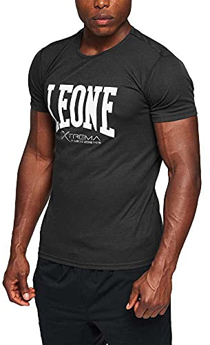 LEONE 1947, T-Shirt Uomo Logo Nero
