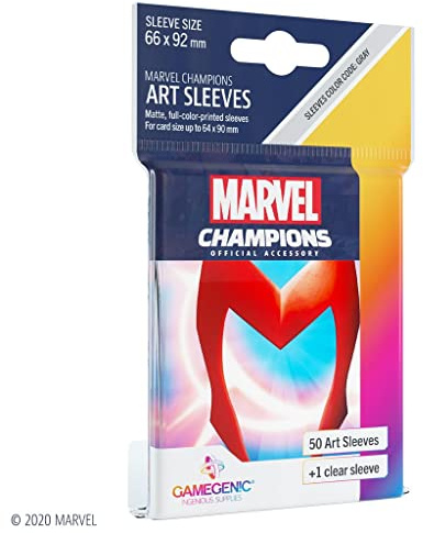 Gamegenic, Marvel Champions Sleeves - Scarlet Witch, Sleeve Color Code: Gray