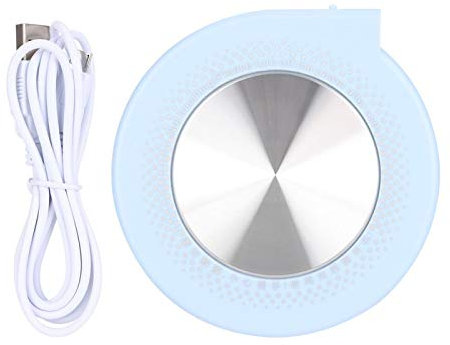 Tassen-Heizmatte, USB-Tassen-Becher-Heizmatte, USB-Heizungs-Isolierpad, 55℃ Multifunktionale USB-Tassen-Becher-Heizmatte Desktop-Heizungs-Isolierpad Untersetzer(Blau)