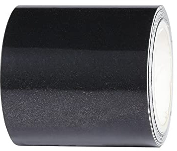 BBB Cycling Rahmenschutz Rolle Fahrrad Schutzfolie Schwarz Reflexion Bike-Skin-Aufkleber RollVis BBP-72 4mm x 1000mm