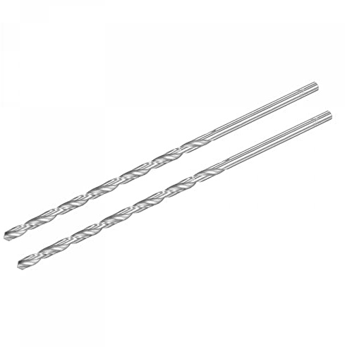 sourcing map HSS (Hochgeschwindigkeitsstahl) extra lange Spiralbohrer, 6,5 mm Bohrer, Durchmesser 300 mm Länge, 2 Stück