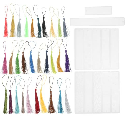 EXCEART 3 Sets Epoxidharz-lesezeichenformen Silikon-leserzeichen Für Selbstgemachte Dekorationen