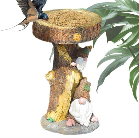 Vogelfutterstation, Vogeltränke für draußen,Vogeltränke und Futterstation für den Garten | Vogelfutterstation für Zuhause, Terrasse, Rasen, Garten, Hof