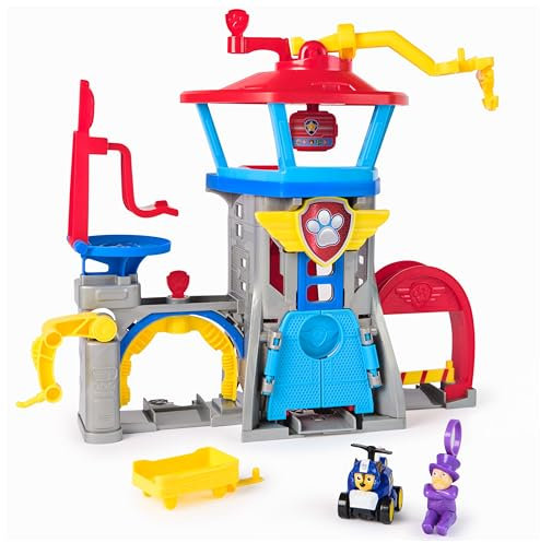Patrulla Canina - Pack Escenario Aeropuerto BAHÍA Air Rescue, Coche Chase Y Figura HUMDINGER - Patrulla Canina Juguetes - Regalo Niño 3 años + - 6071249 - Juguetes Niños 3 años +
