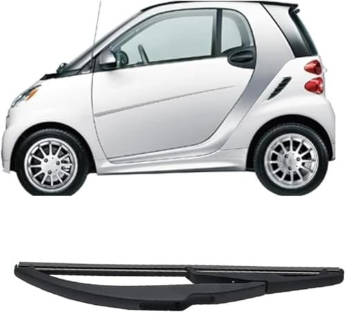 KAES Voiture Balais D'essuie-Glaces pour Smart Fortwo Coupe 451 2007-2014 10'', Haute Ténacité Durable Véhicule Remplacement Accessoires