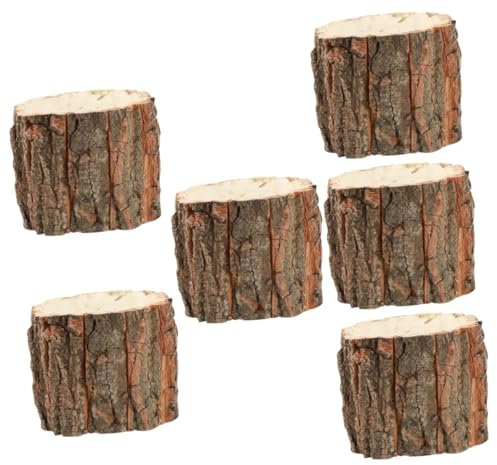 Gogogmee 6St Blumenbehälter rustikale Wohnkultur Dekorativer Blumentopf Blumeneimereinlagen arreglos cajas für den einzug Country Style Blumenarrangement-Eimer Blumenkübel hölzern