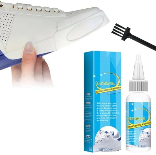 BaYuYPOO Shoes Cleaner Kit Removes Shoes Whitening Cleansing Shoes Gel Machine Cleaning Fo Cleaner U2R3 From Dirt Washing And Shoe Yellow