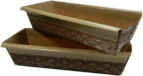 Regency Wraps Loaf Pans, Large, 7.75 X 2.5 x 2, 12 Pack, Disposable Stand Alone Baking Molds for Quick Breads, Banana and Zucchini, NEW Crush Resistant Packaging