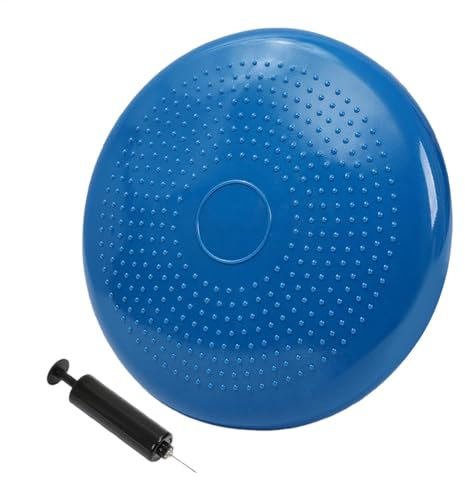 Hundetraining Balance Disc – Wackel-Balance-Board | Tragbares Kissen Balance Disc mit Pumpe | Wackelsitz und Balance höhenverstellbares Pad für , Rumpftraining