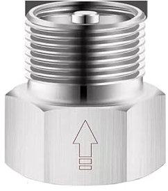 BSP-Außen-Innengewinde 304 Edelstahl Rückschlagventil Einweg-Rückschlagventil for Wassertank Heizung Toilette Adapteranschluss(BSP3I4 Male-Female)