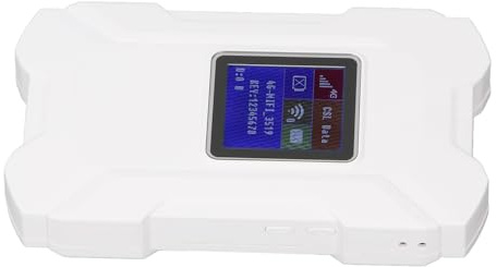 Reserouter, Stöd 32 Användare Resor Pocket Hotspot med 1,44 Tum Färg Skärm 4g Wifi Hotspot Wifi Router Hotspot Enhet för Americas Europe (Vit)