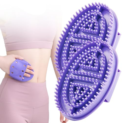 Meridian Massage Brush, 2pcs Non Scratch Soft Rubber Massage Combs, Relaxing Body Massager, Full-Body Relaxation Tool for Anti Cellulite Slimming Conditioning