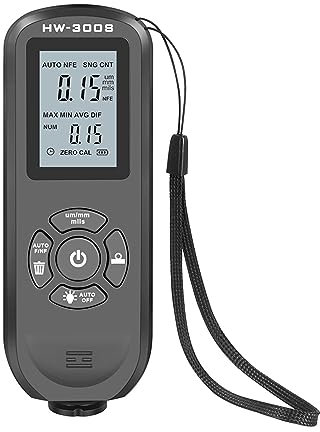 Paint Thickness Gauge, Coating Thickness Gauge 0.01mm 1mil Thickness Meter Car Paint Film Thickness Tester 0-2000UM Coating Measuring Tools(Black 01)