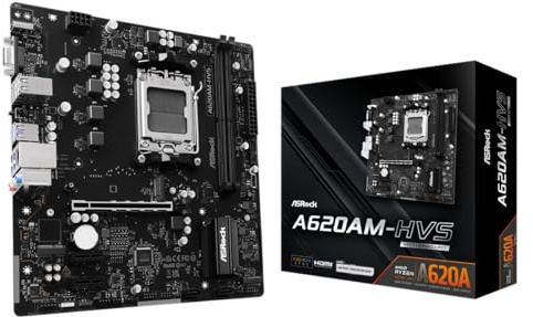 ASRock MB ASRock AMD AM5 A620AM-HVS - AMD Sockel AM5 (Ryzen Zen4) - Micro/Mini/Flex-ATX (90-MXBSR0-A0UAYZ)
