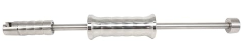 Qcbuegof Martello di riparazione in acciaio inossidabile con manico antiscivolo Strumento di riparazione professionale per ammaccature auto estrattore martello scorrevole per rimozione ammaccature