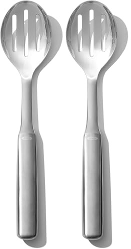 OXO Steel - Espumadera para servir (Paquete de 2)