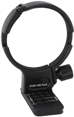 Bewinner Objektivhalterungsring, Zuverlässiger Aluminium-Stativkragen für DG DN Art F2.8 28–105 Mm Objektive, Einfache Demontage für Videofilmer