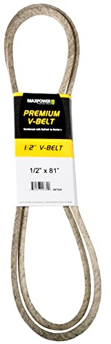MAXPOWER Keilriemen 347524, kevlar verstärkt, 1/2'' x 81'' - 4L810 - Aussenlänge L(a) 2060 mm.