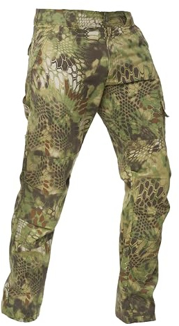 Kryptek Pantalón Stalker para Hombre, Camuflaje, Ropa de Caza
