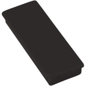 Ecobra 5 x Rechteckmagnet Neodym Ferrotafel 55,0x22,5x8,5mm schwarz