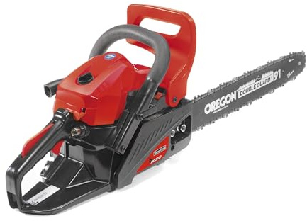 Mountfield MC 3720 Petrol Chainsaw 16 Oregon Bar, 37.2cc 2-Stroke Engine, Anti-Vibration, Primer Pump, Double Acting Chain Brake, Easy Start, Lightweight and Durable