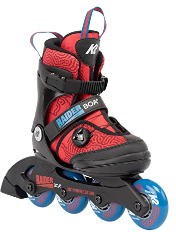 K2 Skates Jungen Inline Skates Raider BOA, red - Blue, 30G0185.1.1.L