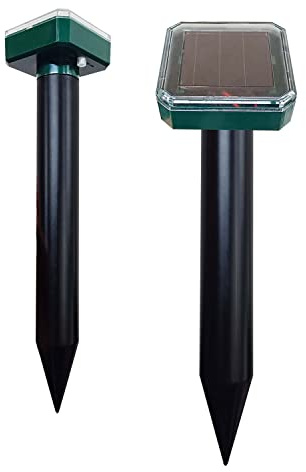 2 Paquets Solaire Repulsif Taupe - Répulsif Taupe Atheta - Anti Taupe - Répulsif Serpent - Rongeurs Snake Repole Mole Control pour pelouse Jardin extérieur