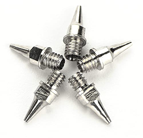 Boquilla De Aerógrafo, Tapa De Aguja, 5 Uds., 0,2/0,3/0,5mm, Accesorios De Boquilla De Aerógrafo, Máquina De Pintura, Pieza De Alimentación Por Gravedad, Pistola Pulverizadora (0.5mm)