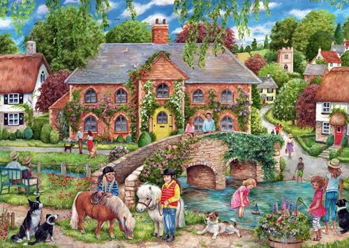 Ravensburger Village Life Puzzle mit 1000 Teilen, für Erwachsene und Kinder ab 12 Jahren
