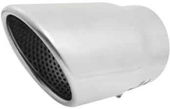 Motoforti 70-92mm Adjustable Clamp Stainless Steel Exhaust Tip Muffler | for Car, Long-lasting, Universal Exhaust Pipe