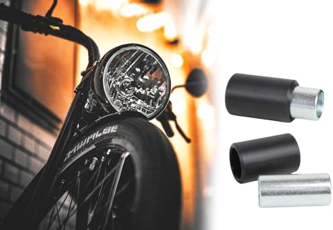 2x Polyamid Buchsen mit Innenrohr für Schwinge + Motorlager für Simson KR51, SR4-1 Spatz, SR4-2 Star, SR4-3 Sperber, SR4-4 Habicht