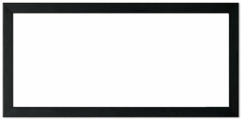 Panoramic Sizes Picture Frames Photo Frames Black White Oak Silver (Black, 98cm X 33cm)