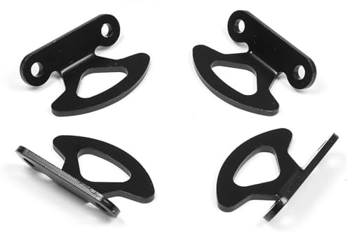 Wayfadacc Remolque Caja De Camión Anclajes De Amarre De Carga Ganchos Soportes Accesorios para Gadgets 4 Piezas Adecuado para Recogida Transporte Seguro Juego De Soportes De Carga Seguros