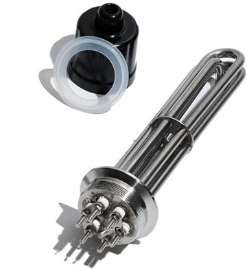 Elektrisches Rohrheizelement 2 Zoll (63 Mm) Tri-Clamp For Warmwasserbereiter/Boiler 3 KW, 4,5 KW, 6 KW, 9 KW, 12 KW(Set-1,220v,3KW 190L)