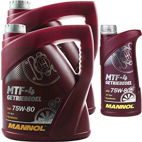 9 Liter Original MANNOL Getriebeöl MTF-4 Getriebeoel 75W-80 Gear Oil 11192125