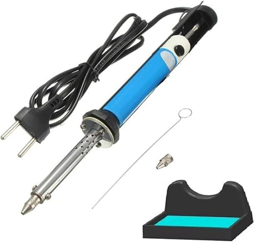 Elektrisches Vakuum Entlötkolben Lötkolben Sauger Entlötpumpe, Soldering Vacuum Cleaner with 1.0 mm and 2.0 mm Desoldering Nozzles für Common Soldering, Desoldering