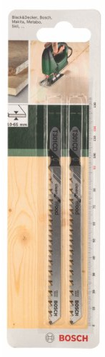 Bosch 2609256725 HCS - T 301 CD Lama per seghetto alternativo a taglio netto, spessore 10-65 mm, lunghezza 116 mm