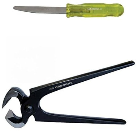 C.S. Osborne 93 Pincers & 799 Heel Remover Popper Tool Shoemakers Cobbler Repair - Made in The USA