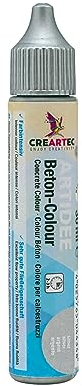 CREARTEC Beton-Colour - silber - zum bemalen und verzieren verschiedener Gegenstände - 30ml - Made in Germany