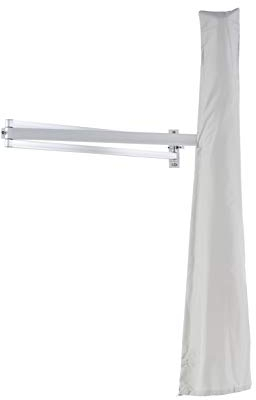 Easysol Schutzhülle für Wandschirm von 190 bis 270 cm, Grau, wasserdicht und universal, für Sonnensegel, schützt für eine längere Lebensdauer