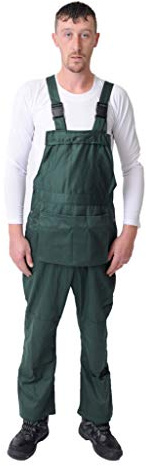 Roadmaster Latzhose, Latzhose, Overall, Maler, Anzug für Dekorateure, Bauarbeiter (Größe XXS-5XL, erhältlich in 9 Farben), waldgrün, XXL