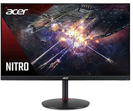 Acer Nitro XV270 Pbmiiprx 27” Full HD (1920 x 1080) IPS Zero-Frame Gaming Monitor with AMD Radeon FreeSync Technology, Up to 165Hz Refresh Rate, Up to 0.5ms, (1 x Display Port, 1 x HDMI 2.0 Ports)