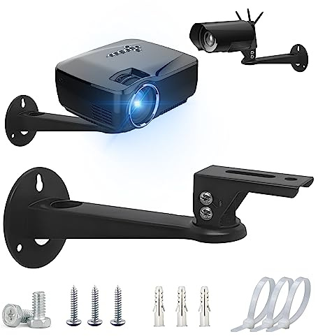 2-Be-Best Adjustable Projector Wall Mount, 7.87 Length 7.8 lbs Load 360 Rotation Stand for Video Projector Camera