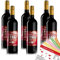 6 Flaschen Rotwein Imiglikos rot - lieblich + VINOX Weinkarten mit Tipps vom Sommelier (6x0,75 l)